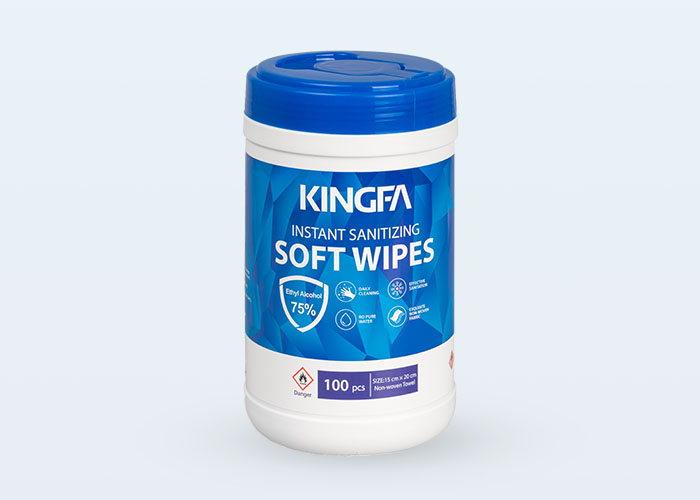 Instant Sanitizing Soft Wipes Canister
