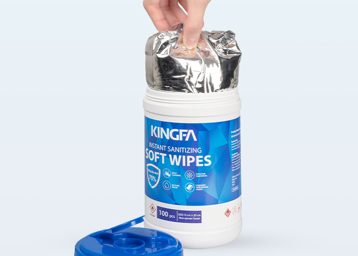 Instant Sanitizing Soft Wipes Canister - Image 2