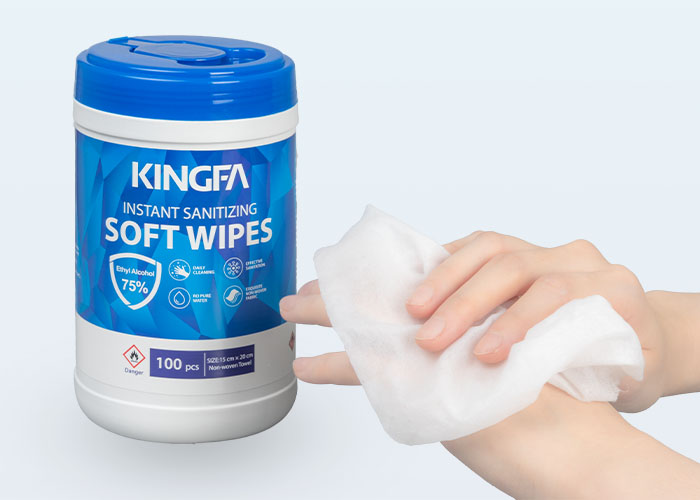 Instant Sanitizing Soft Wipes Canister - Image 3